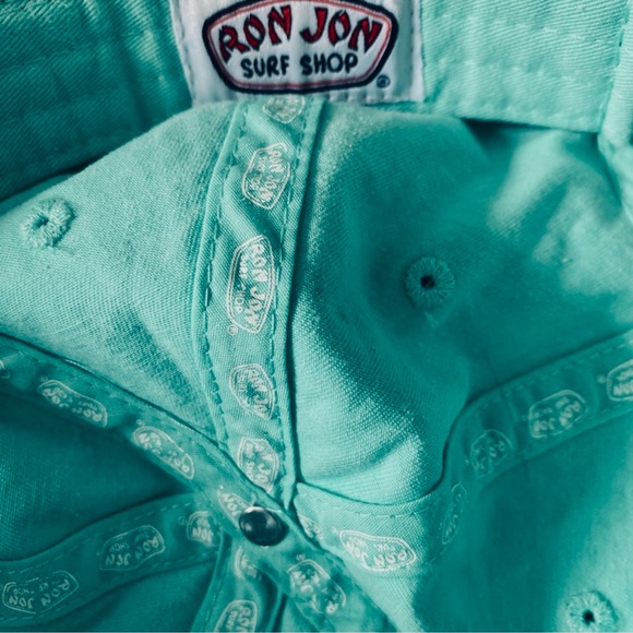 BUNDLE OF 2 🧢🏄🏻♀️ NWOT RON JON BLUE/ORANGE COTTON ADJUSTABLE BASEBALL HATS CAPS - Picture 7 of 10